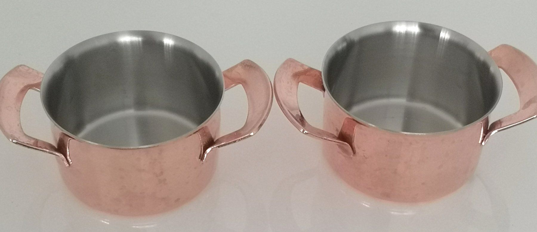 Padelle: 2 kleine Kupferpfännchen von Marque Déposée – Usato da Zürich venduto da Tanteemma369 2