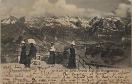 STANSERHORN - Blick von der Hotel-Terrasse - 1902