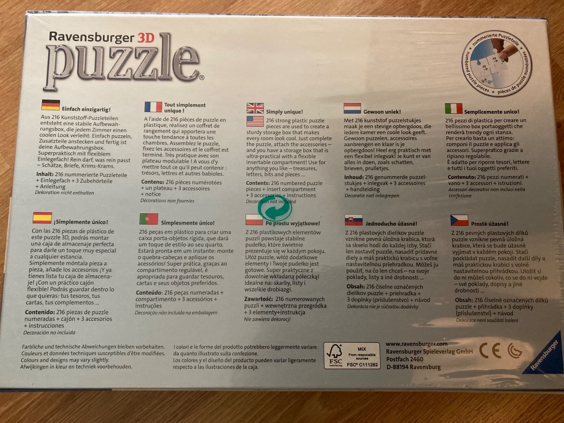 Disney Puzzle: Frozen Aufbewahrungsbox Puzzle 3D – Nuovo e nell'imballaggio originale da Emmenbrücke venduto da JJ_89 2