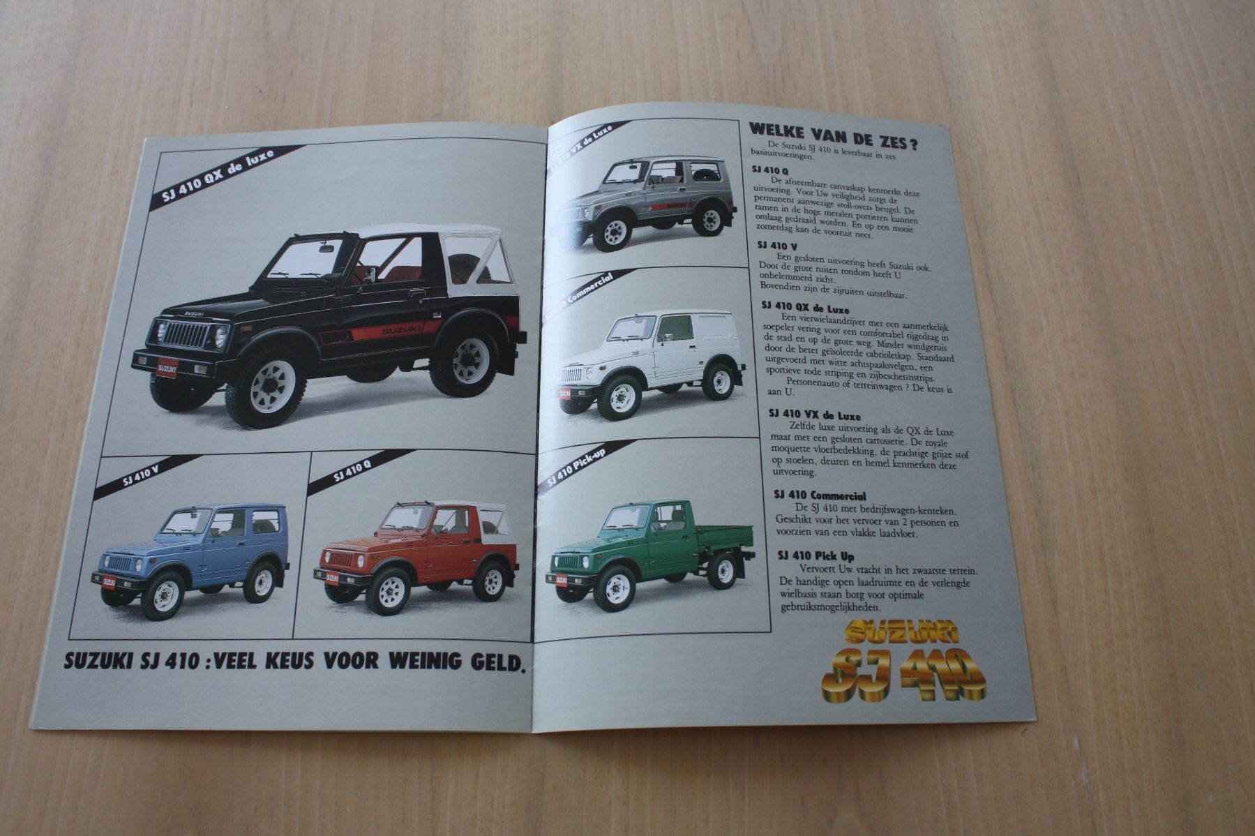 Documenti: Suzuki SJ 410 Prospekt NL – Usato da Wikon venduto da erwin400 4