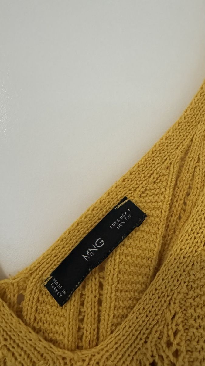 Mango Vestiti: Crochet Yellow Dress – Nuovo (secondo la descrizione) da Dübendorf venduto da maf_6tqh 1
