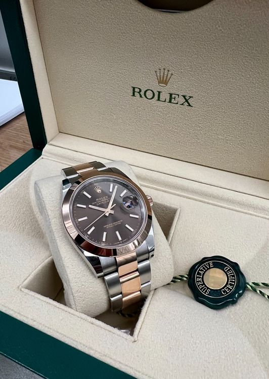 Rolex Datejust 41, Edelstahl Oystersteel und EveroseGold Kaufen auf Ricardo