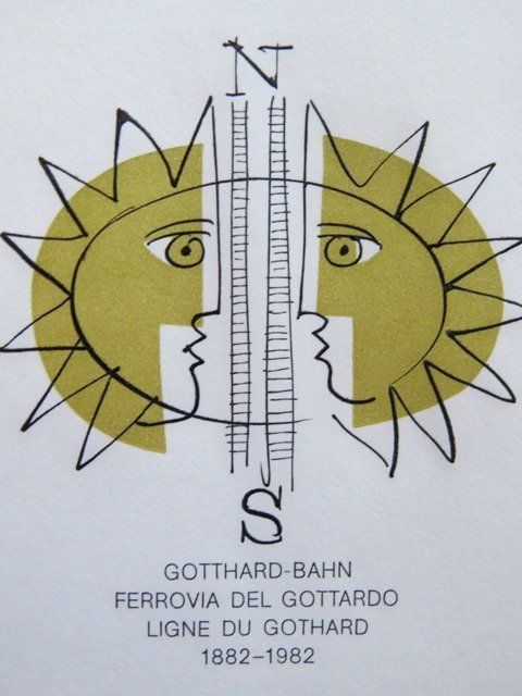 Tutti i francobolli: FDC '100 Jahre Gotthardbahn' 1982 – Usato da Brunnen venduto da Kumari 2