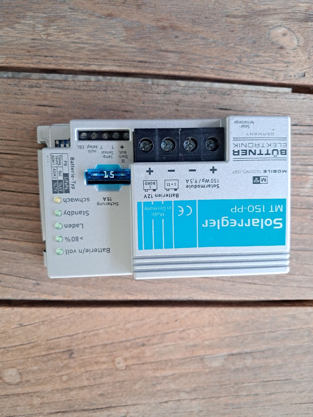 Batterie-Ladegeräte: Büttner Solarregler MT 150-PP – Gebraucht aus Frümsen von reto4168