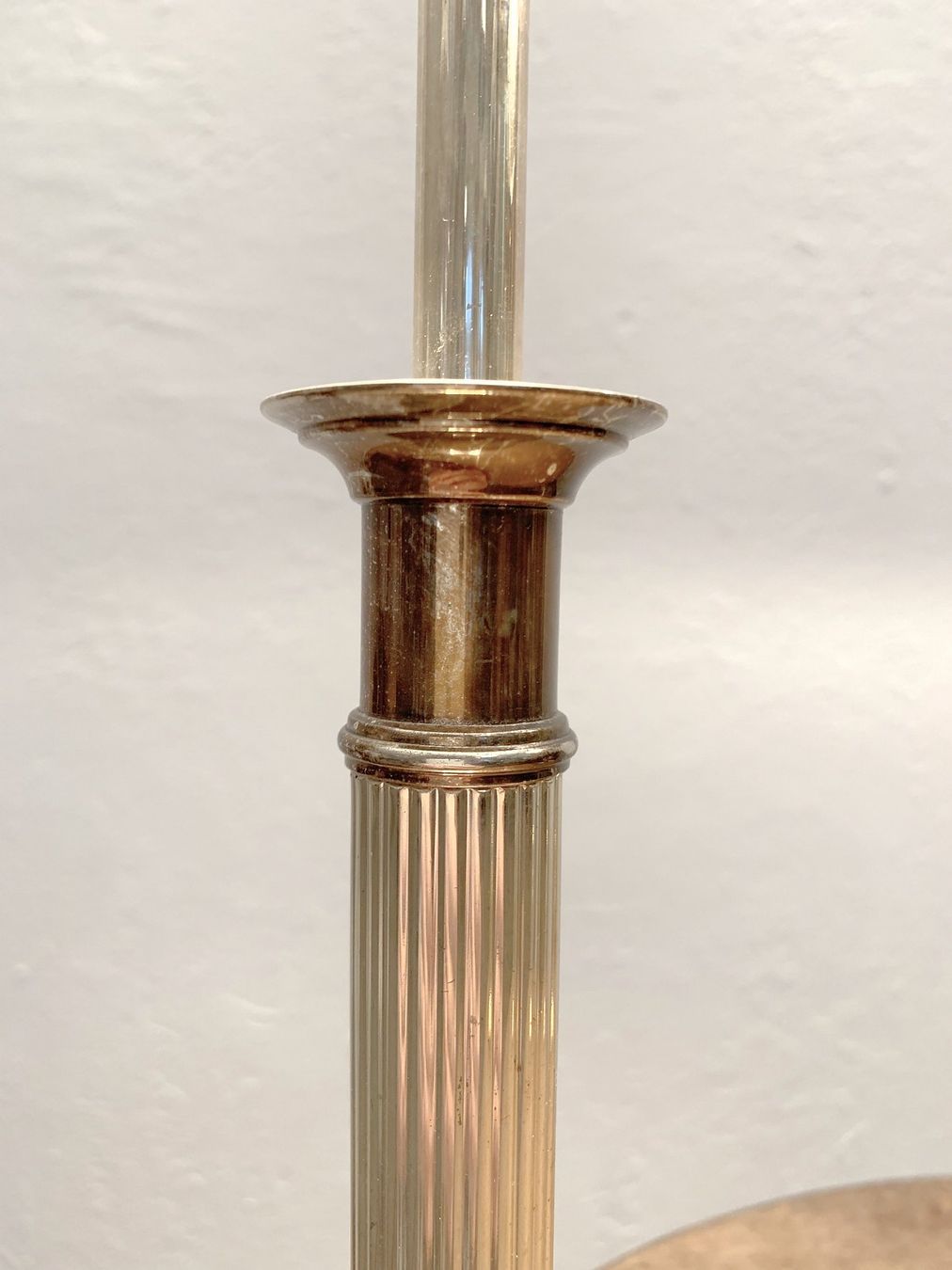 Lampade: Antike versilberte Tischeuchten – Usato da zürich venduto da dundr 2