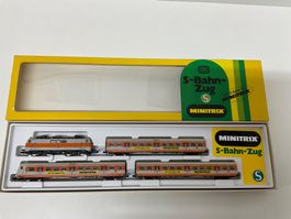 1027, Minitrix S-Bahn Zug, 20 Jahre Edition, TOP Zustand!