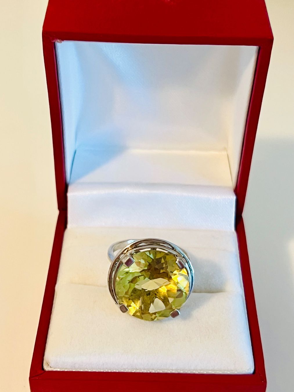 Anelli: Citrine Sterling Silver Ring – Nuovo (secondo la descrizione) da Rüschlikon venduto da topswissvintage 7