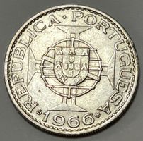 20 Escudos - Mozambique / Portugal - 1966 (Silber)