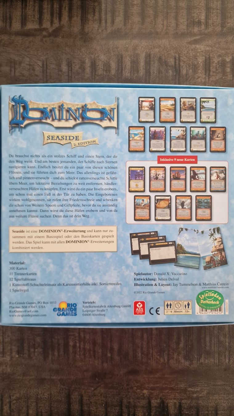 Giochi: Dominion Seaside 2. Edition Erweiterung – Usato da Morschach venduto da Brunog 1