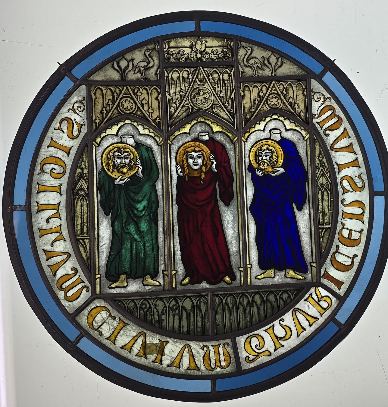 Sonstige Antiquitäten & Kunst: Antikes Kirchenfenster, Rund, Heilige – Gebraucht aus Dielsdorf von hallo1
