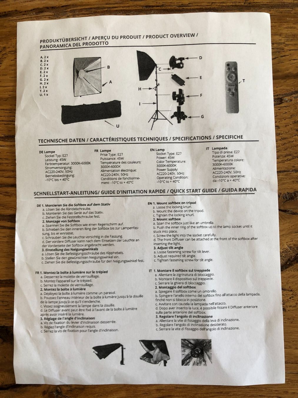 Lampen: 2er-Set LED-Softbox-Studioleuchten – Gebraucht aus Zürich von bus_xy27 5