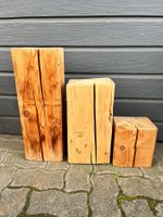 Säulen Holz Balken Holzstelen Gartendeko Holzbalken Haus