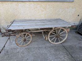 Antiker Holzwagen / Brückenwagen – rustikaler Leiterwagen