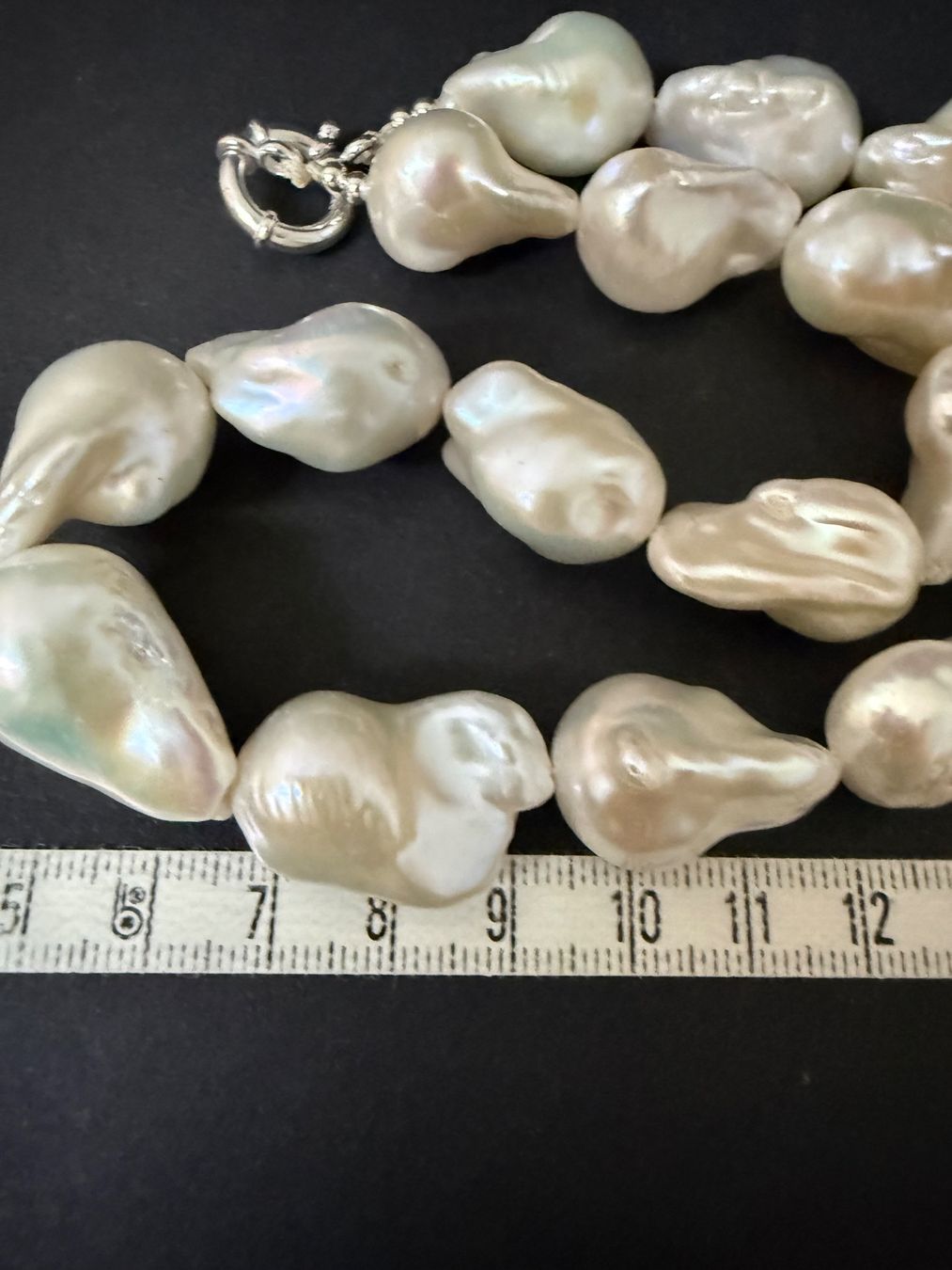 Colliers: Barockperlen Kette mit Silber Verschluss 925 – D'occasion à Spiegel b. Bern par Rogger72 4