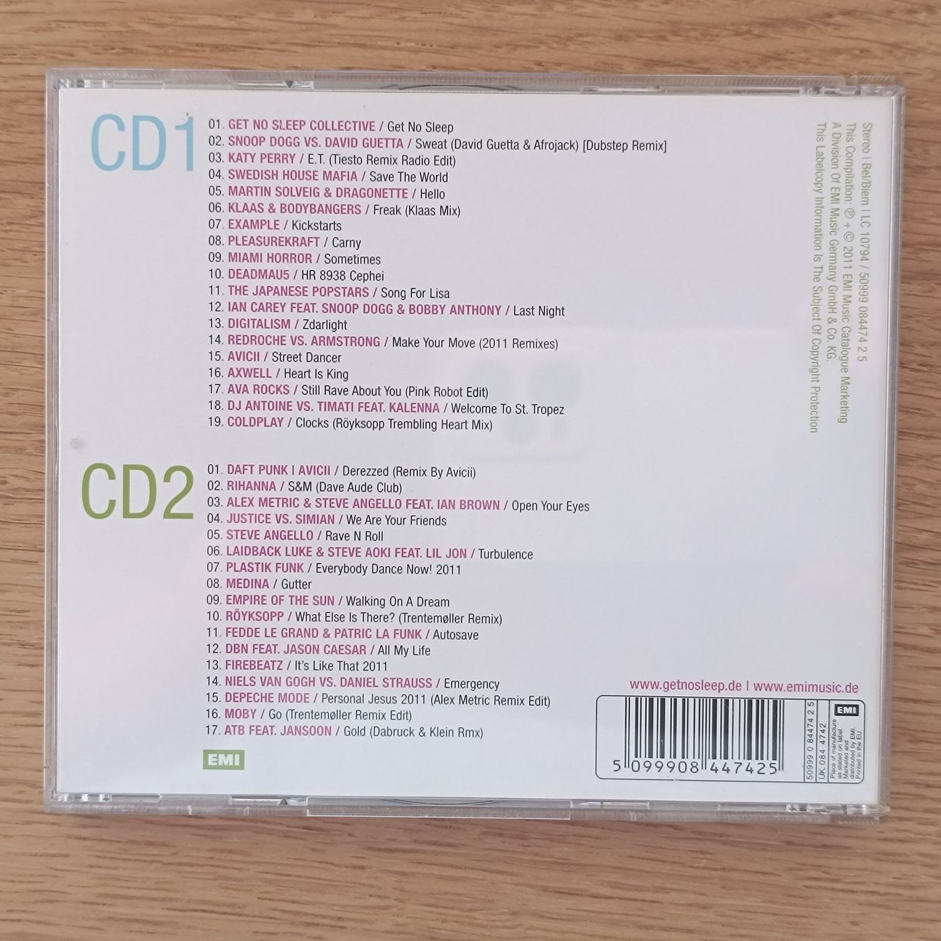 CDs: CD Get No Sleep Vol. 2: 2CDs  Top Hits  D21 – Gebraucht aus Sessa von discoverymedia 1