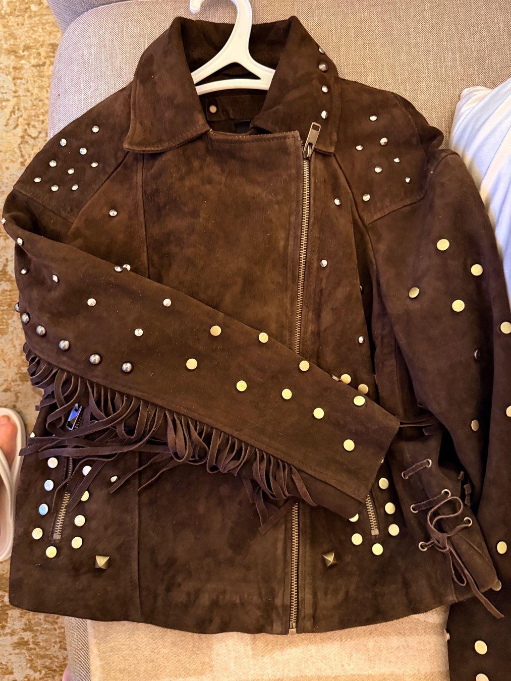 Giacche: Lederjacke (Suede) – Usato da Genève venduto da mar_g5r2 8