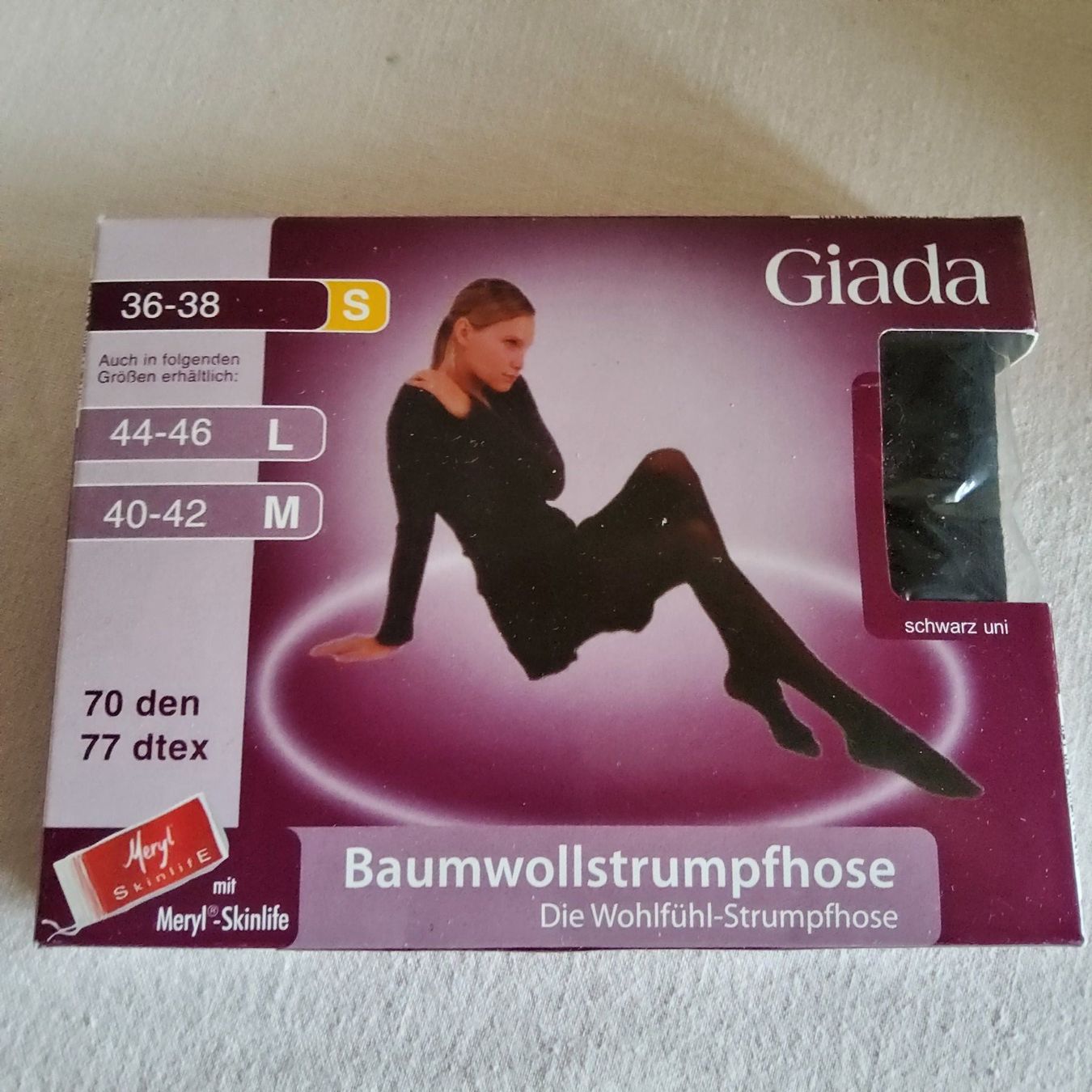Calze & Collant: Damen - Strumpfhose Grösse 36 / 38 - Giada – Nuovo e nell'imballaggio originale da Villnachern venduto da RicardoMary
