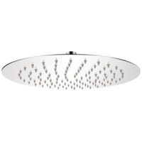 vidaXL Regenbrause Edelstahl 25 cm Rund