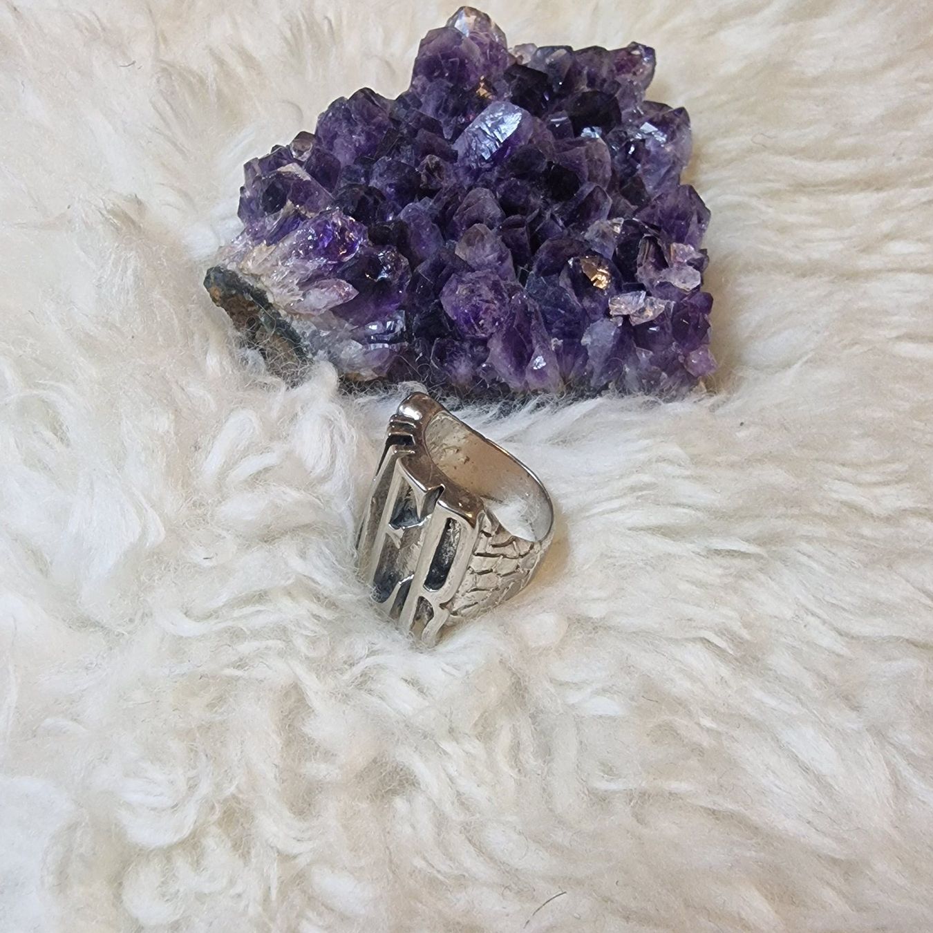 Anelli: Silberring "BIKER" Gr.  (62) massiv, Statement Ring, ... – Usato da Birr venduto da sen_8djr 6