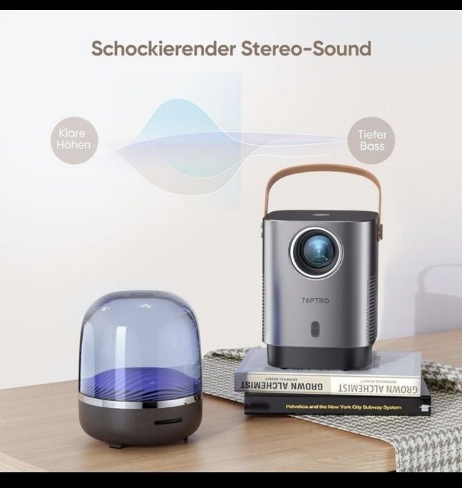 Videoprojektoren: Mini Beamer Full HD mit WiFi 6 & Bluetooth, Zoom – Neu und originalverpackt aus Zürich von alu_dzr7 4