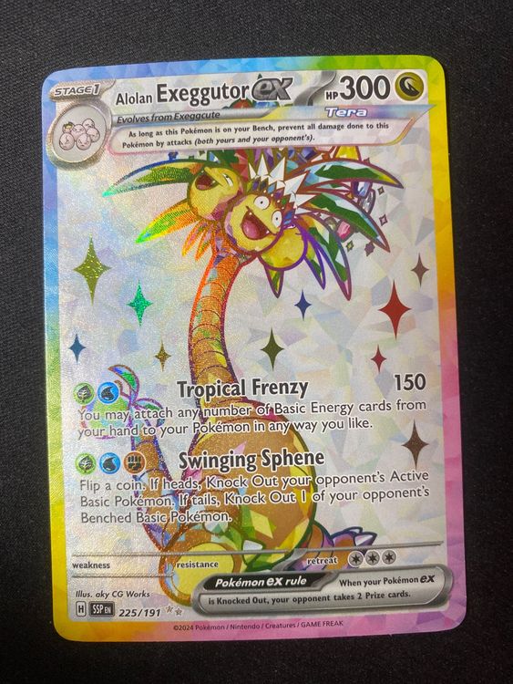 Alolan Exeggutor ex 225 - Kokowei - Surging Sparks - EN (Neu (gemäss ...