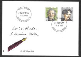 FDC Serie 893-894 Europamarken ET 14.5.1996