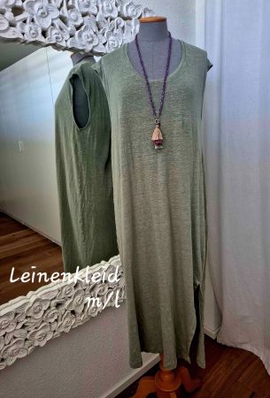 100% LEINEN, MAXIKLEID Gr.M/L passt zu NILE