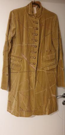 Mantel Samt Carole Fakiel Gr 40/42