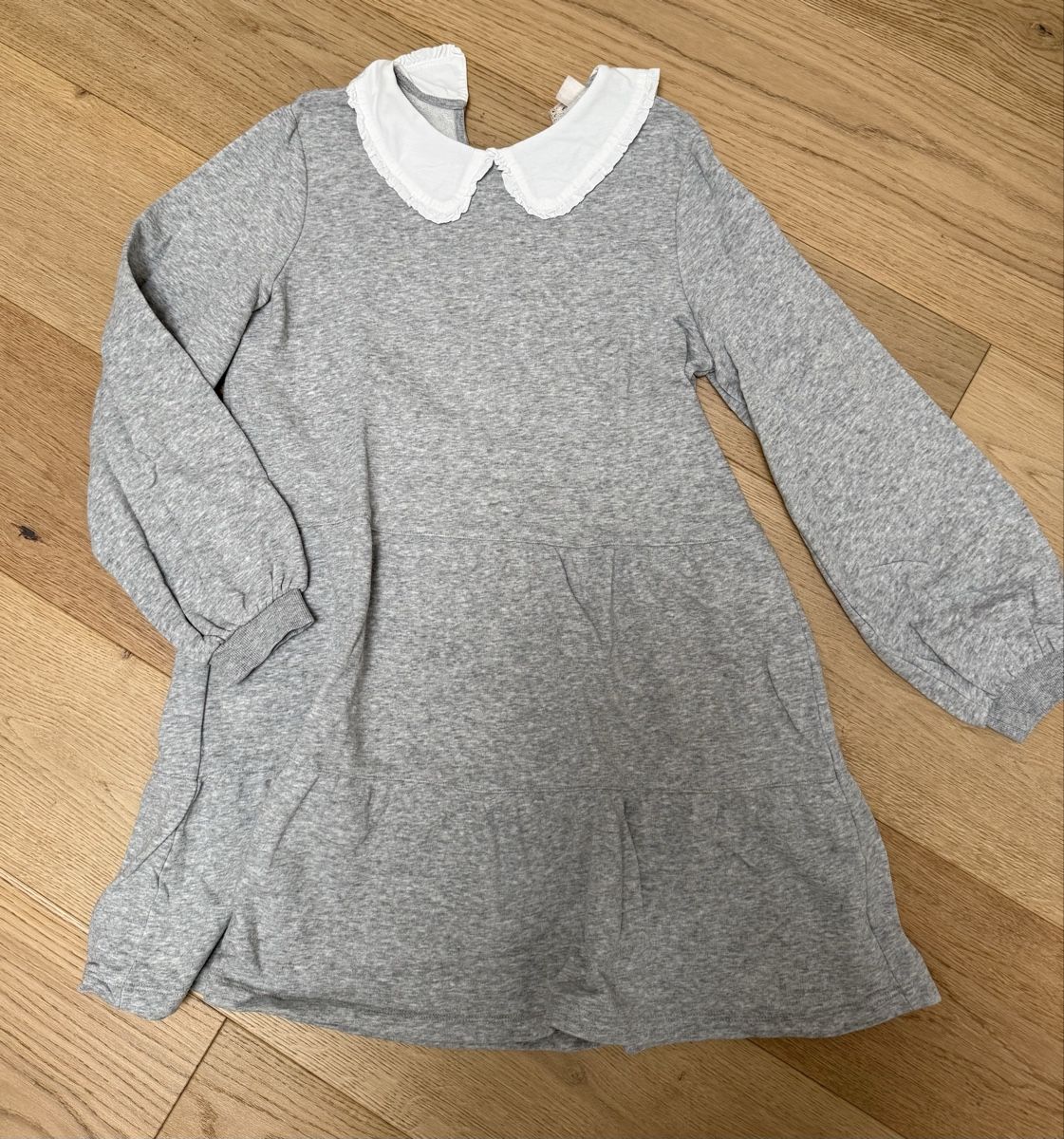 H&M Kleider: H&M Kleid, Gr. S, Grau mit Kragen  – Gebraucht aus Hergiswil NW von Labello01