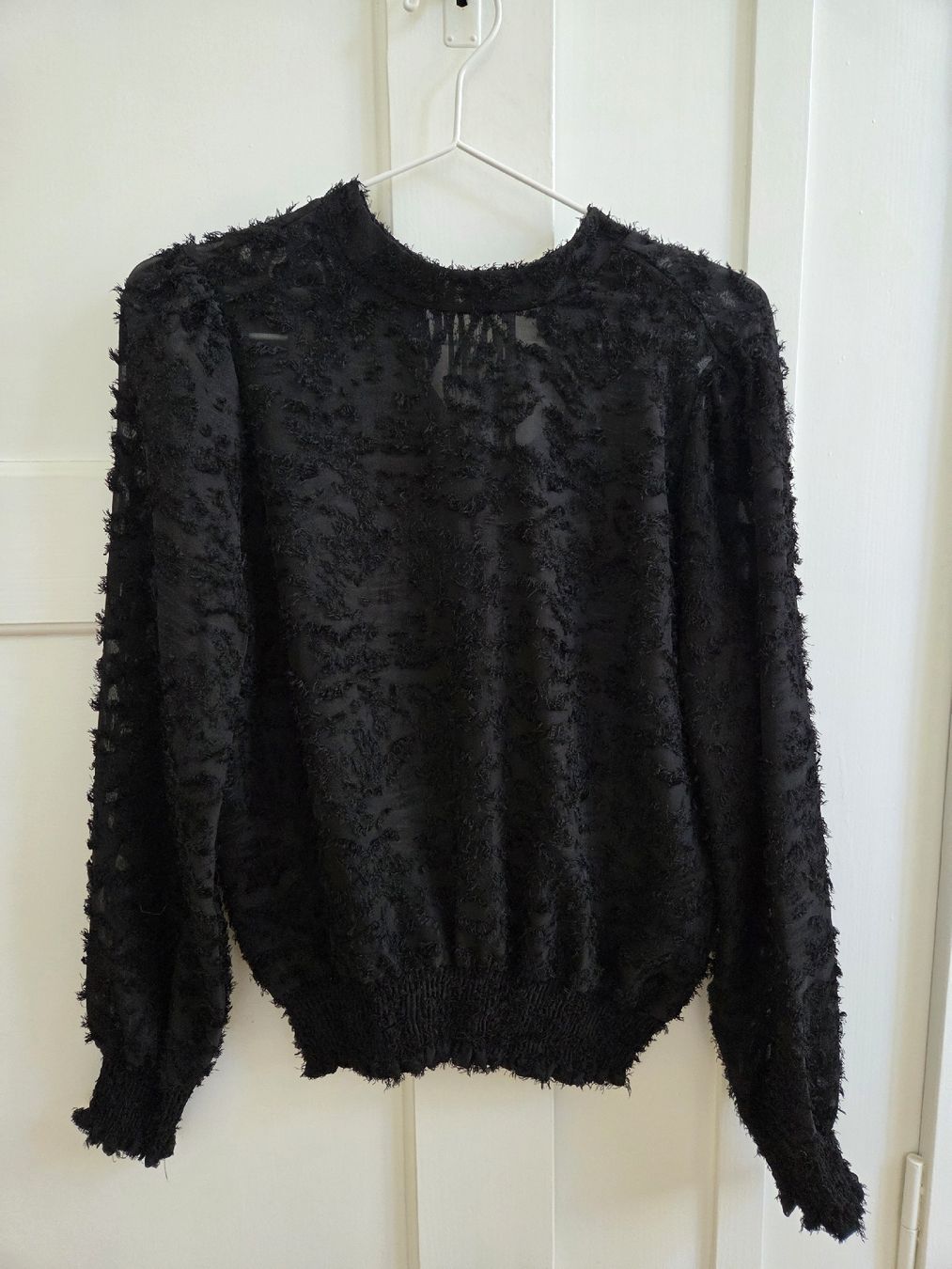 Only Camicette: ONLY Bluse in Schwarz mit Struktur - Grösse XS – Nuovo (secondo la descrizione) da Bern venduto da Tashmi_BE 5