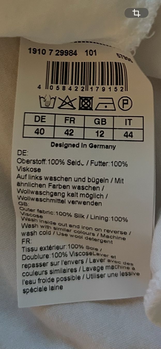 Hallhuber Vestiti: Seidenkleid von Hallhuber Donna   40 – Usato da Zürich venduto da wil_g8st 6