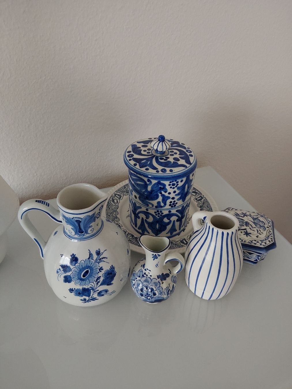 Tutte le decorazioni: Schöne blaue & weisse Keramik Deko – Usato da Basel venduto da M.M_ 4