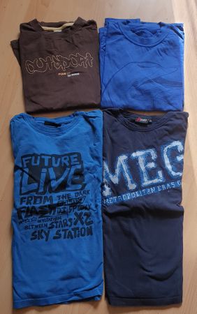 4 Jungen T-Shirts Gr. 152 Frühling Sommer
