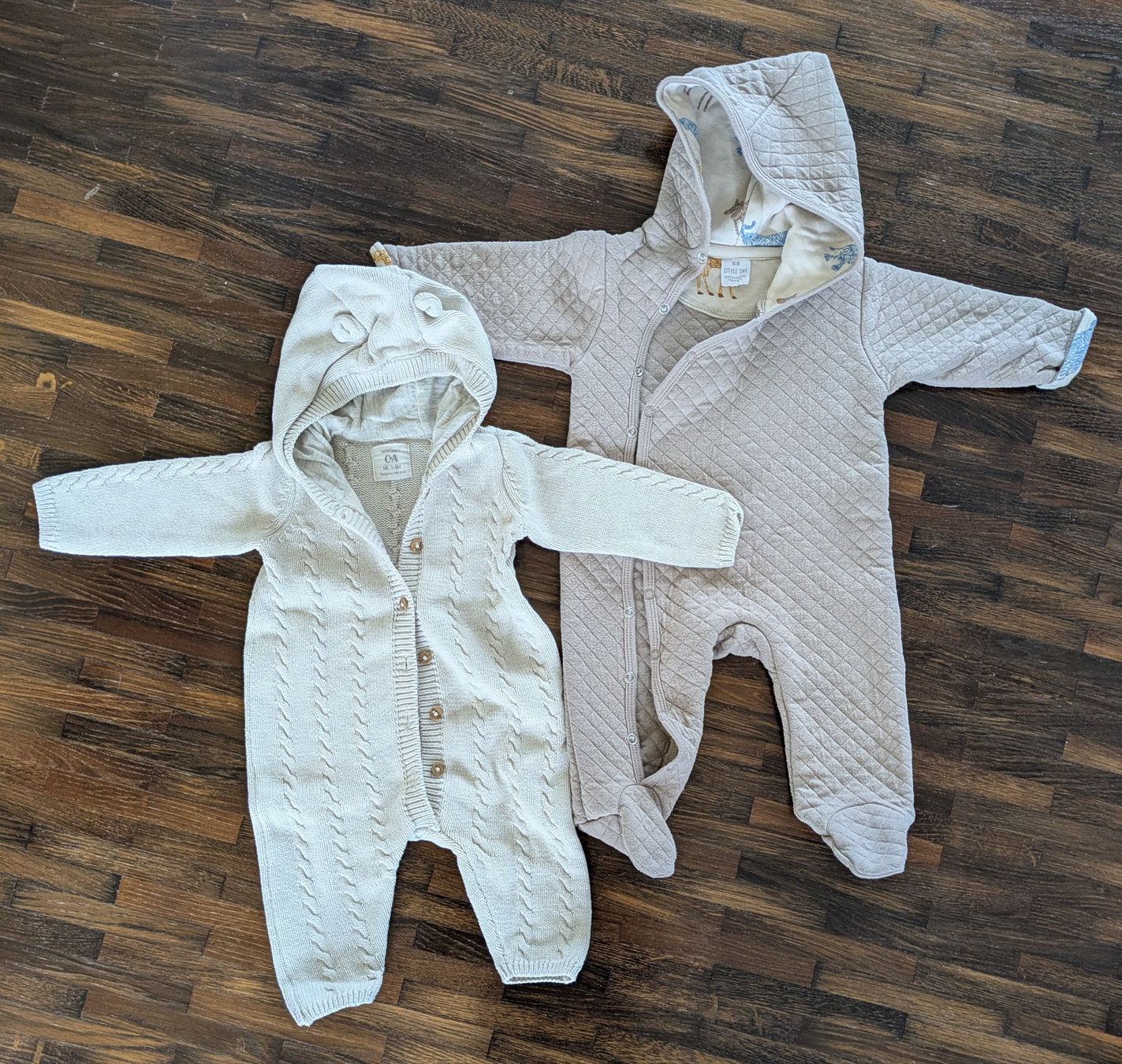 C&A Lotti di vestiti: 2 Overalls, Grösse 68, Top Zustand – Usato da Zürich venduto da eva_8mhm
