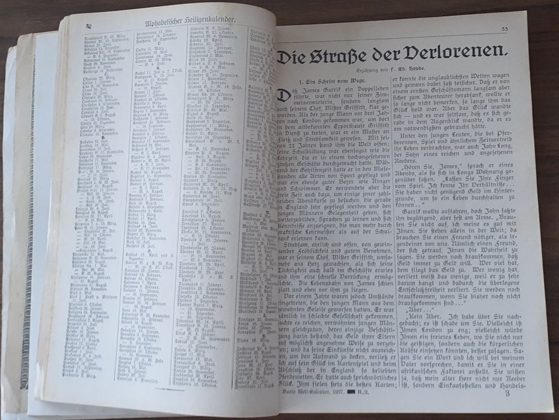 Calendari: Kalender "Der bunte Welt-Kalender" 1937 – Usato da Mörschwil venduto da aik_x8mc 6