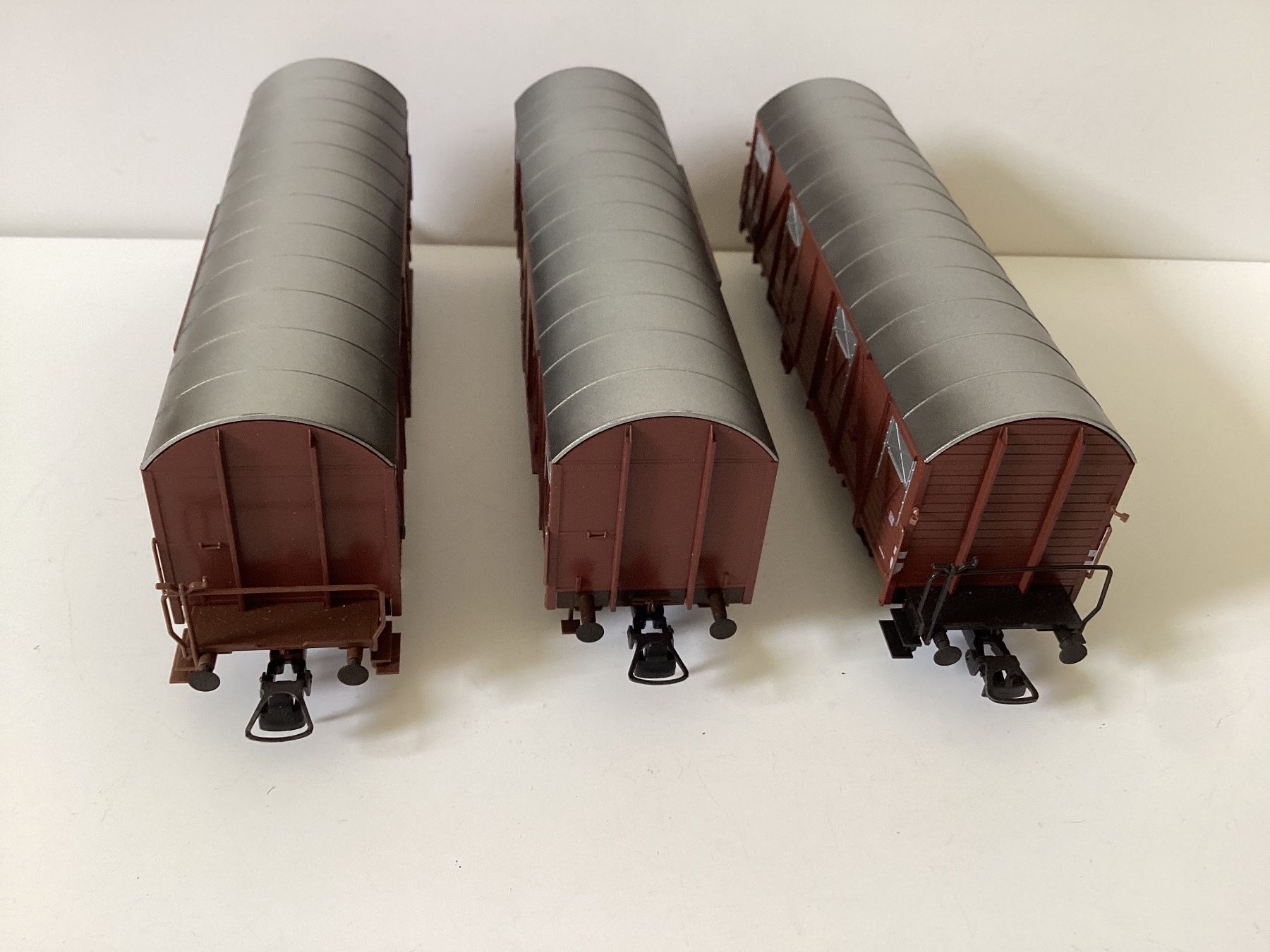 Kleinbahn Modellini di ferrovie: Klein Modellbahn Güterwagen DB 1:87 H0 – Usato da Effretikon venduto da simtek_de 3