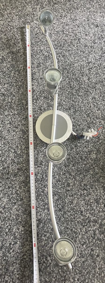 Lampadari & plafoniere: Deckenleuchte 4 Spots Silber 80 cm lang – Usato da Au ZH venduto da Jaggy4 3