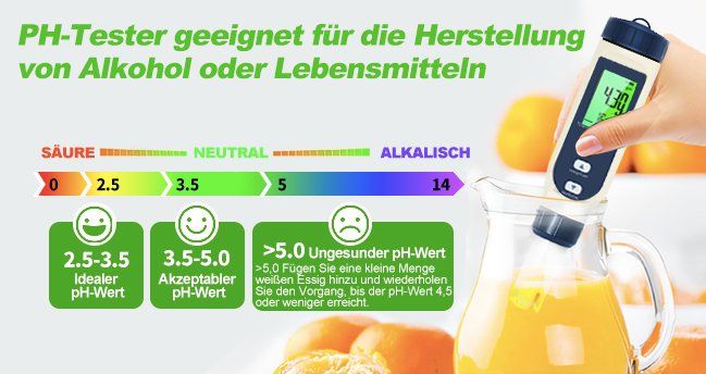 Misurare: PH-Messgerät - PH/Salzgehalt/EC/TDS/Temperatur-Multifunktion – Nuovo e nell'imballaggio originale da Châtelaine venduto da topshop.switzerland 5