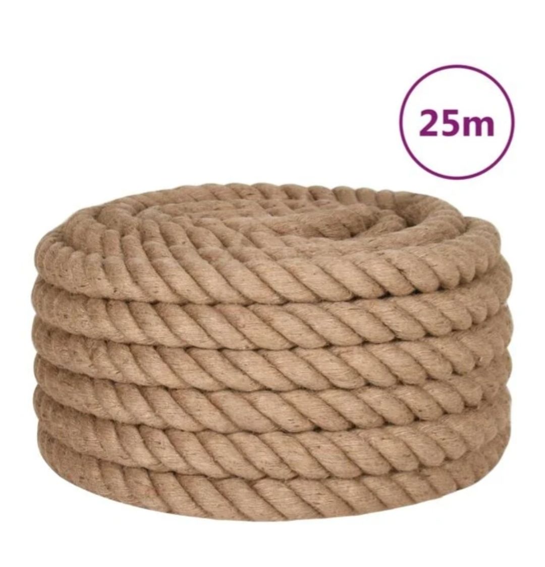 Cordes: Juteseil 25 m Länge 30 mm Stärke – Neuf avec emballage d'origine à Wengi b. Büren par NeReida88