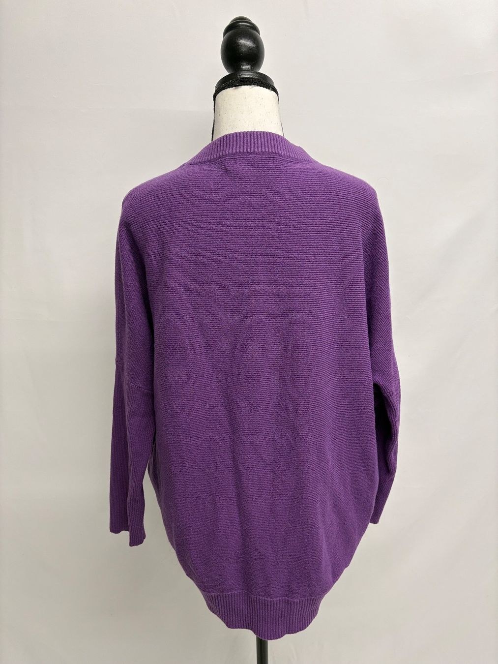 Please Jeans Maglioni & Felpe: Please violetter Pullover onesize Gr. S-L VIskose vokuhila – Usato da Regensdorf venduto da secondchancefashion 4