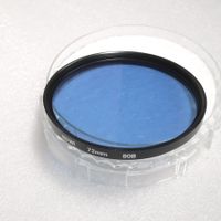 Rowi 72mm 80B Blau Filter / filtre 80B bleu