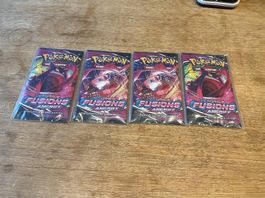 4x Pokemon Fusionsangriff Booster DE sealed OVP