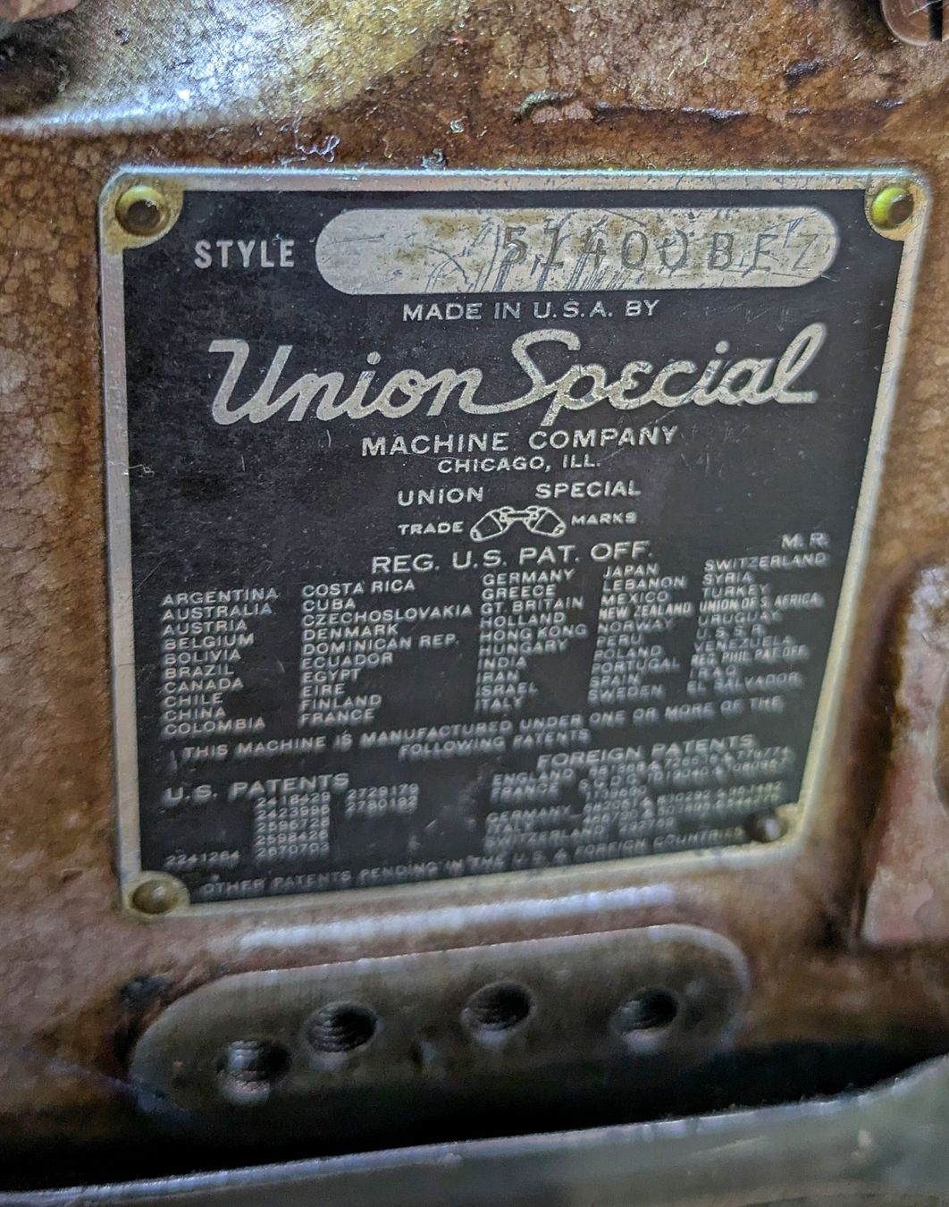Nähmaschinen: machine à coudre Union Special 51400 – Gebraucht aus La Tour-de-peilz von drueed_bis 1