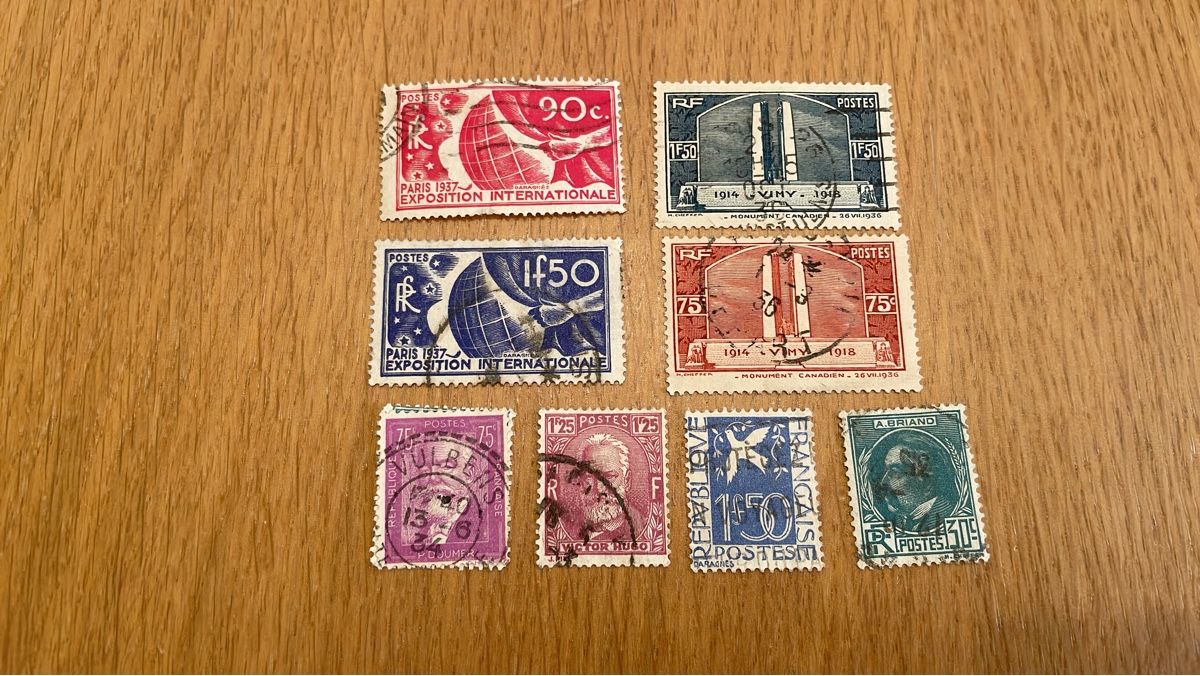 Alle Briefmarken: Briefmarken Sammlung, Frankreich, 1937 – Gebraucht aus Zürich von spo_zxm7