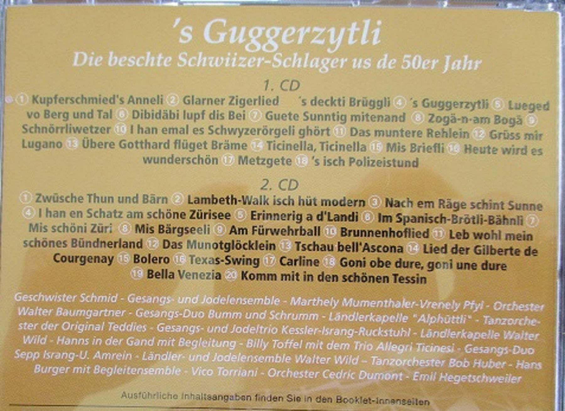 CD: 's Guggerzytli / 2 CD's – Nuovo (secondo la descrizione) da Flumenthal venduto da novbra 1