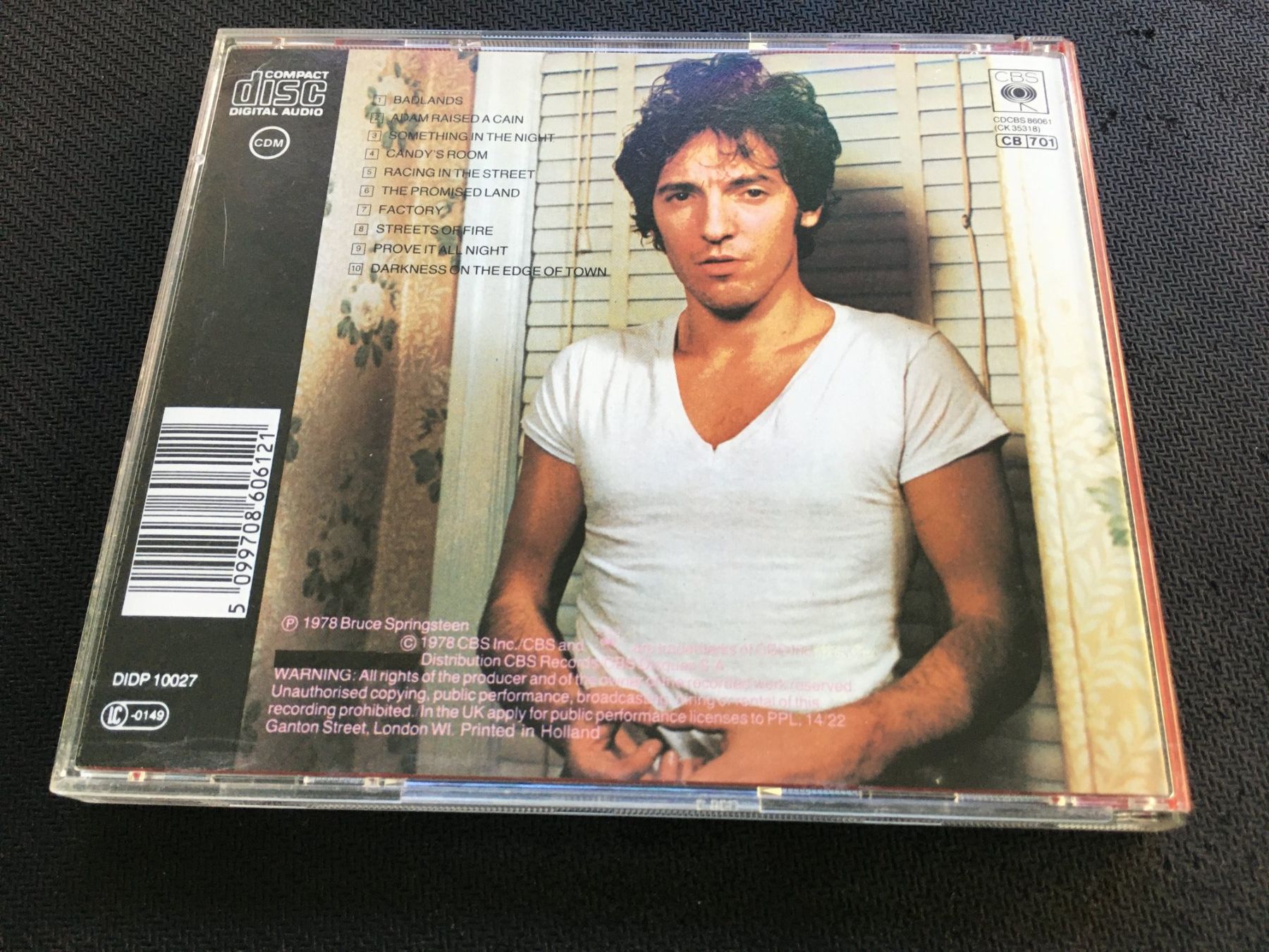 CDs: Bruce Springsteen - Darkness on the edge of town -CD- – D'occasion à St.Gallen par MedienJoe 2
