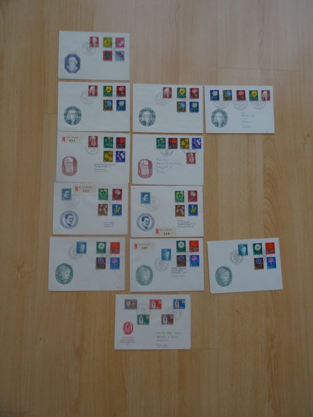 Alle Briefmarken: einen Posten Ersttagsbriefe FDC ab Fr. 5.-- – Gebraucht aus Lupfig von JUTA09