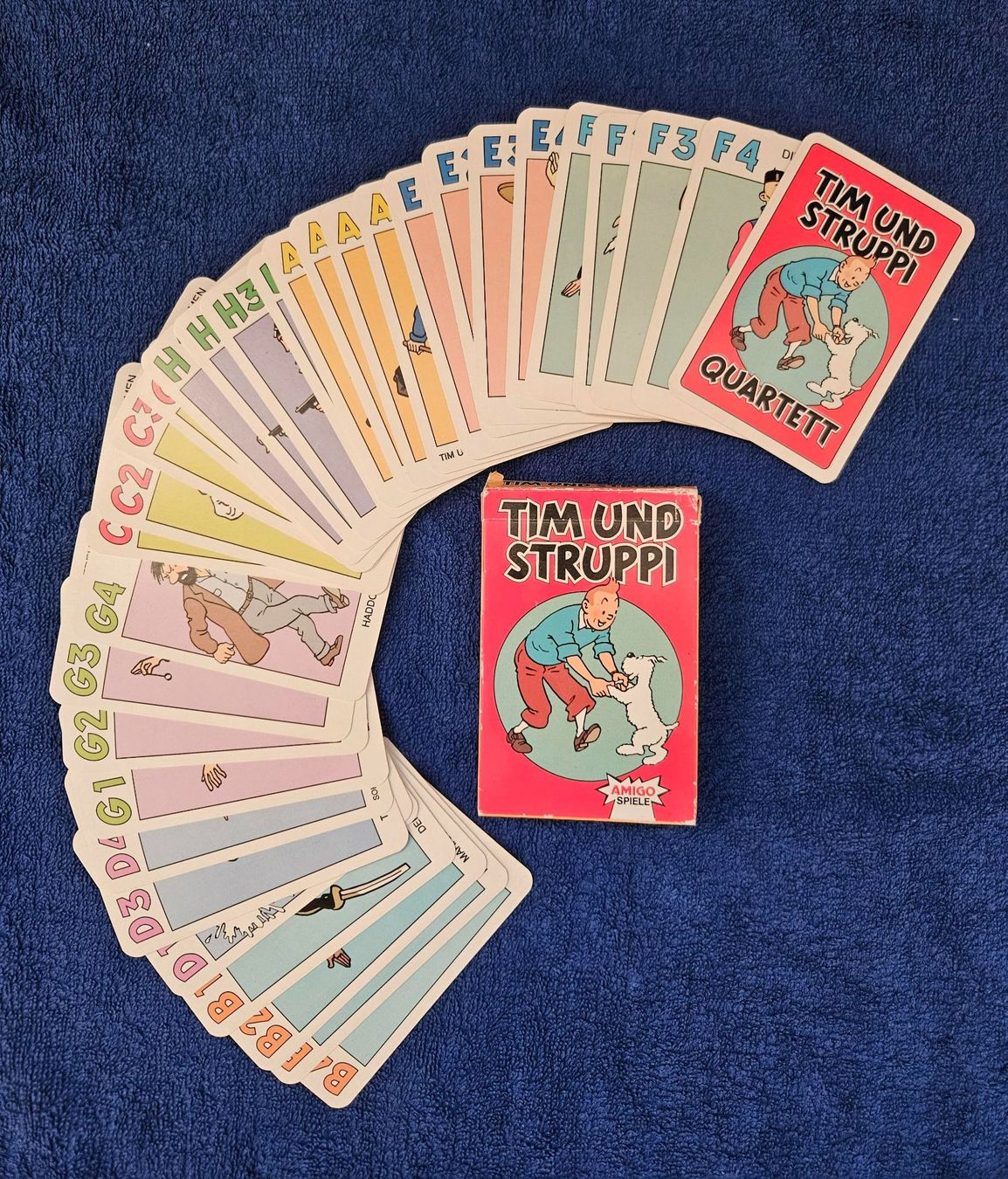 Amigo Giochi: Quartett Tim und Struppi – Usato da Oeschgen venduto da Runningfree666