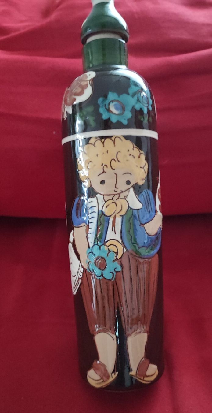 Caraffe: Schnapsflasche, Schweizer Keramik Kohler Biel, Deko – Usato da Langenthal venduto da shadow308