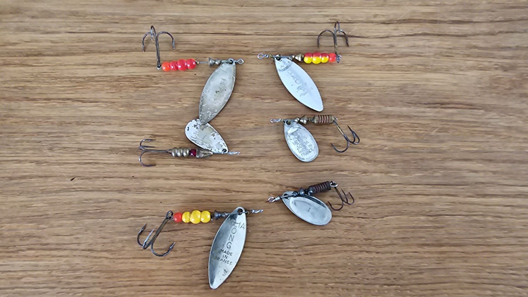 Köder: Angelköder Köder Löffeli Spinner Set 6 Stück – Gebraucht aus Abtwil SG von